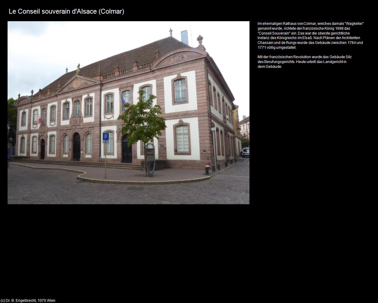 Le Conseil souverain d'Alsace (Colmar (FR-GES)) in Kulturatlas-FRANKREICH