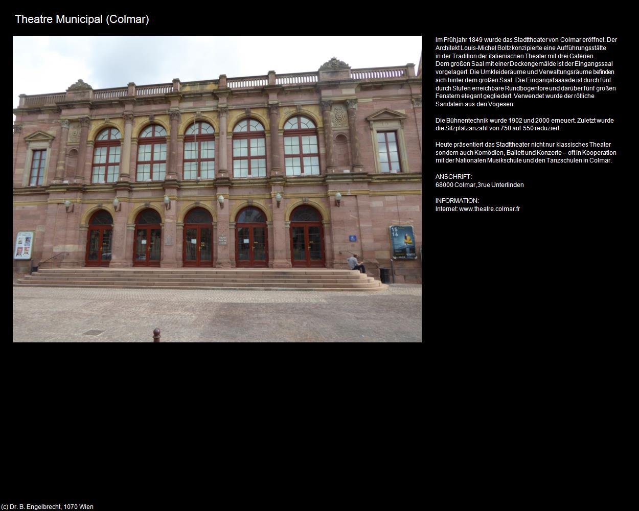 Theatre Municipal  (Colmar (FR-GES)) in Kulturatlas-FRANKREICH