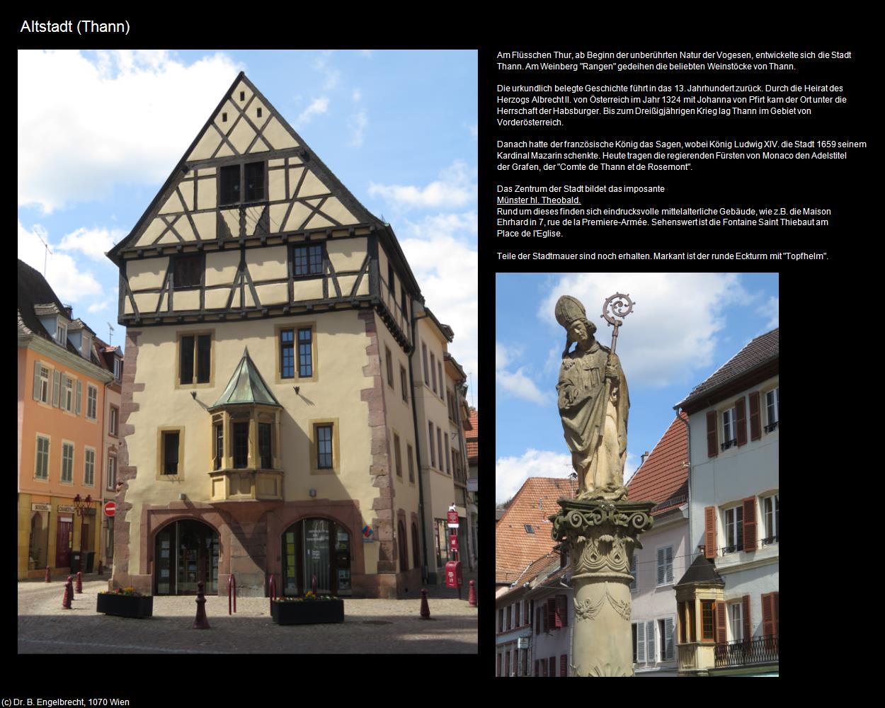 Altstadt (Thann (FR-GES)) in Kulturatlas-FRANKREICH(c)B.Engelbrecht