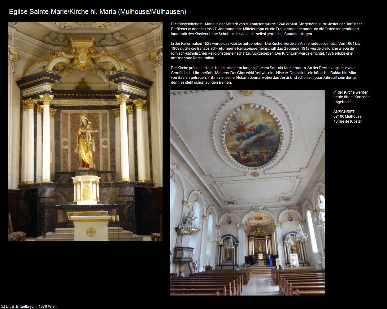Eglise Sainte-Marie (Mulhouse/Mülhausen (FR-GES)) in Kulturatlas-FRANKREICH