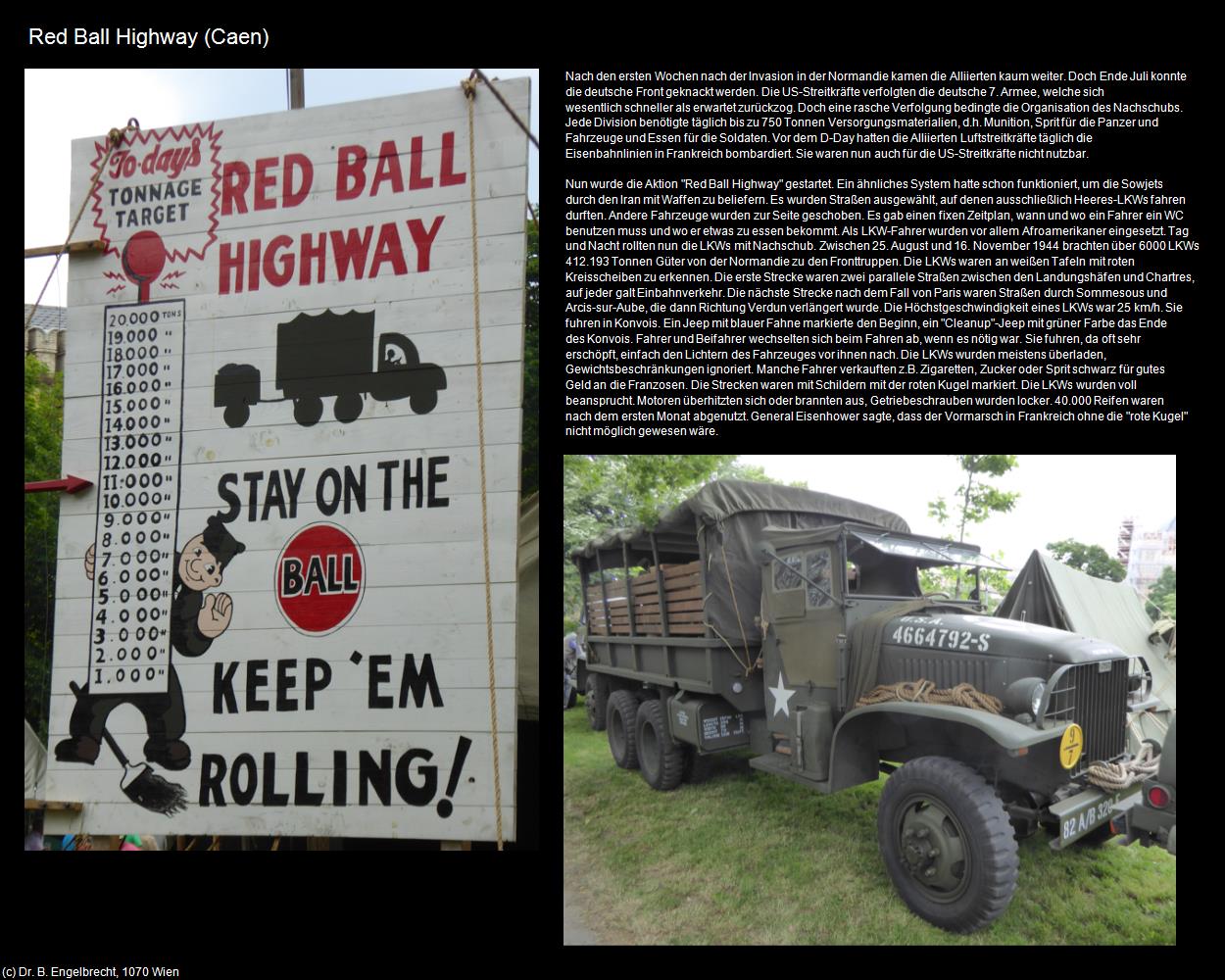 Red Ball Highway (Caen (FR-NOR)) in Kulturatlas-FRANKREICH