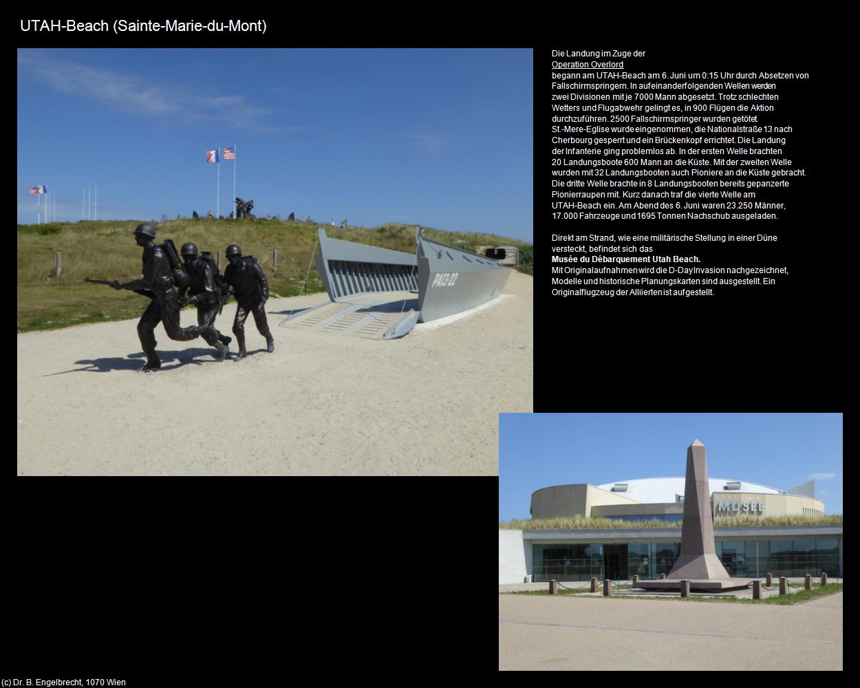 UTAH-Beach (Sainte-Marie-du-Mont (FR-NOR)) in Kulturatlas-FRANKREICH(c)B.Engelbrecht