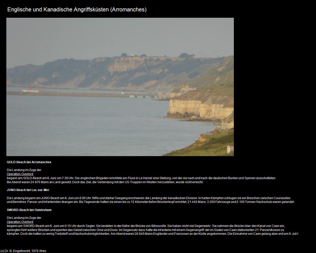 Englische und Kanadische Angriffsküsten (Arromanches (FR-NOR)) in Kulturatlas-FRANKREICH(c)B.Engelbrecht