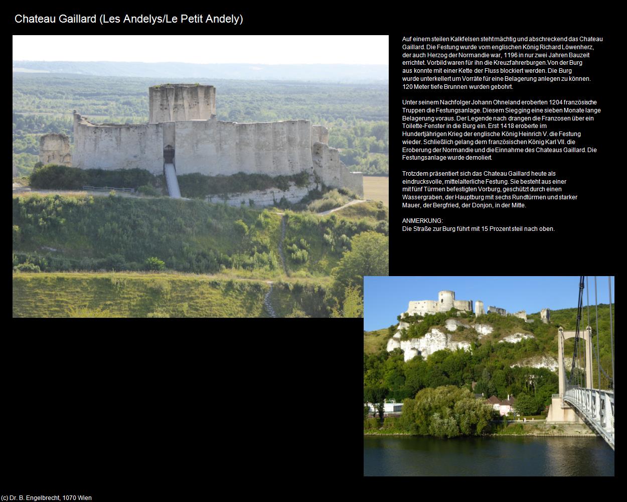 Chateau Gaillard (Le Petit Andely) (Les Andelys (FR-NOR) ) in Kulturatlas-FRANKREICH