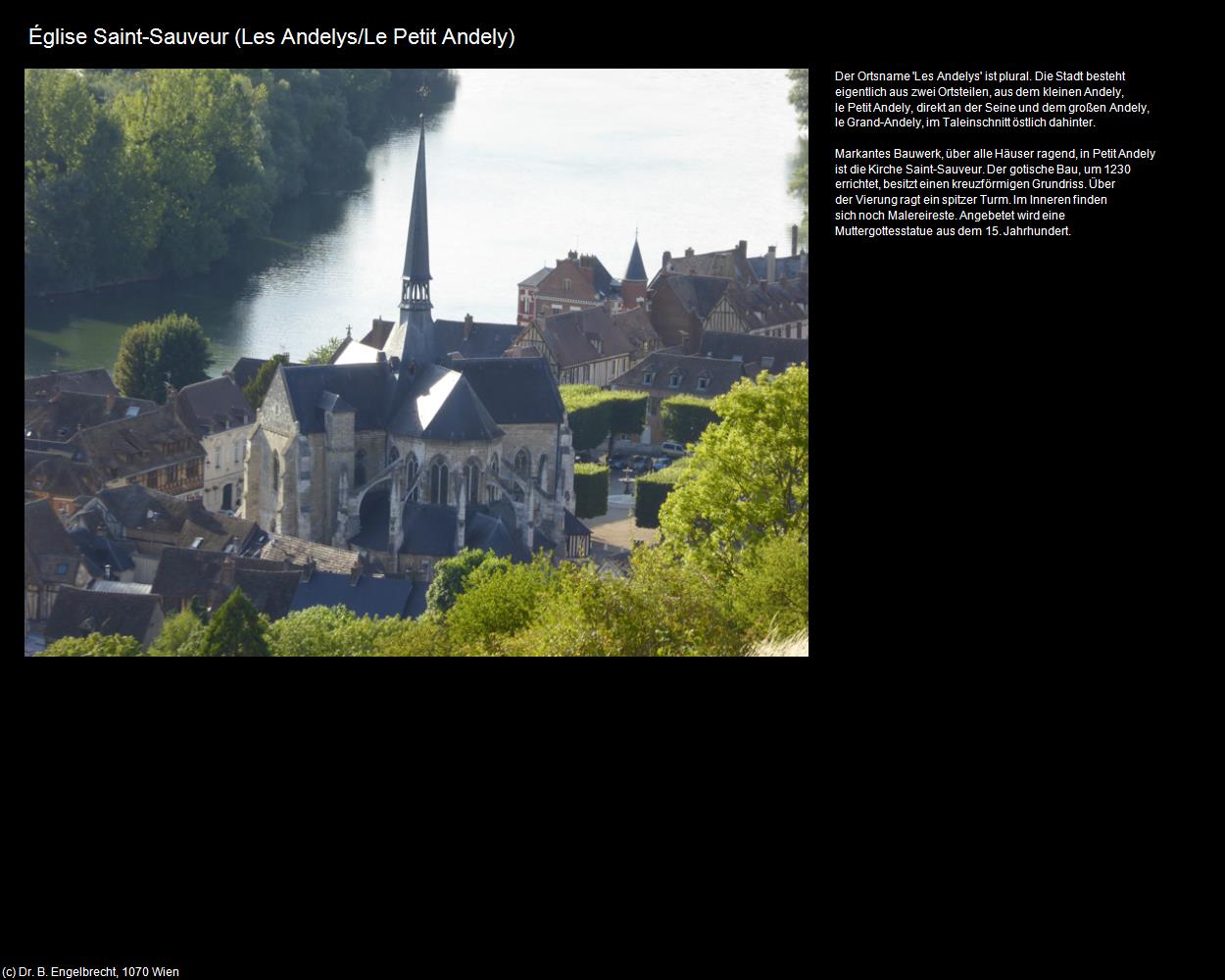 Eglise Saint-Sauveur (Le Petit Andely) (Les Andelys (FR-NOR) ) in Kulturatlas-FRANKREICH