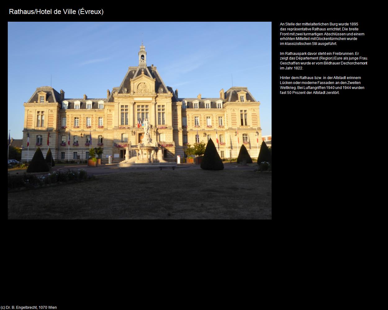 Rathaus/Hotel de Ville (Evreux (FR-NOR)) in Kulturatlas-FRANKREICH