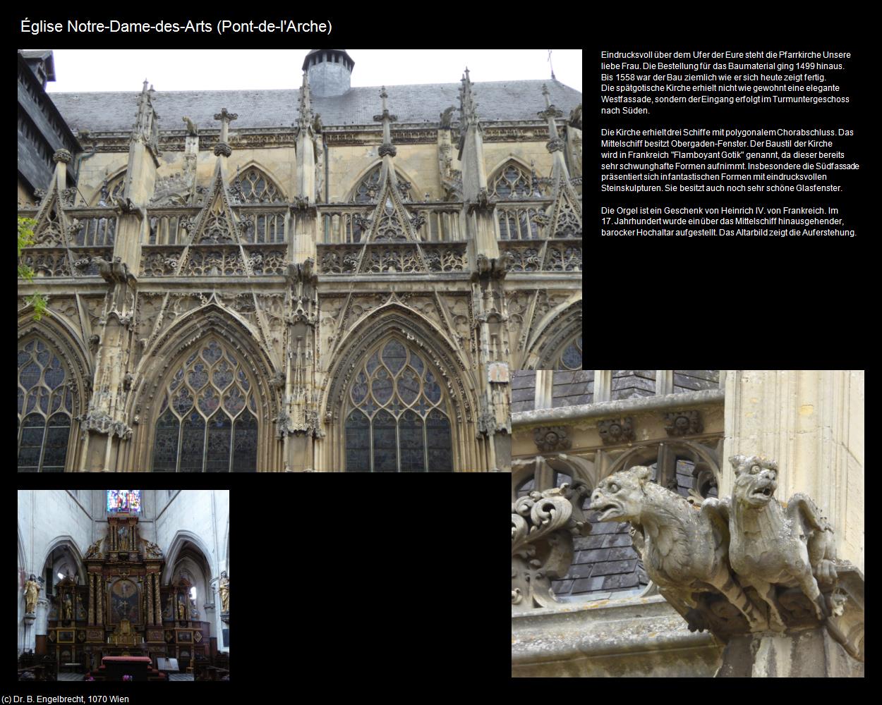 Eglise Notre-Dame-des-Arts  (Pont-de-l'Arche (FR-NOR)) in Kulturatlas-FRANKREICH