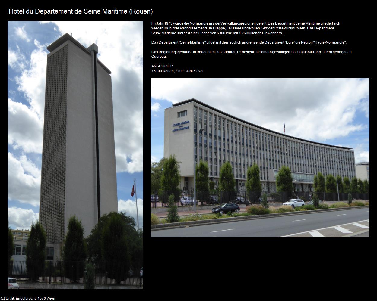 Hotel du Departement de Seine Maritime (Rouen (FR-NOR)) in Kulturatlas-FRANKREICH