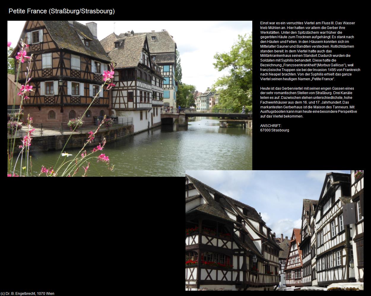 Petite France (Straßburg/Strasbourg (FR-GES)) in Kulturatlas-FRANKREICH