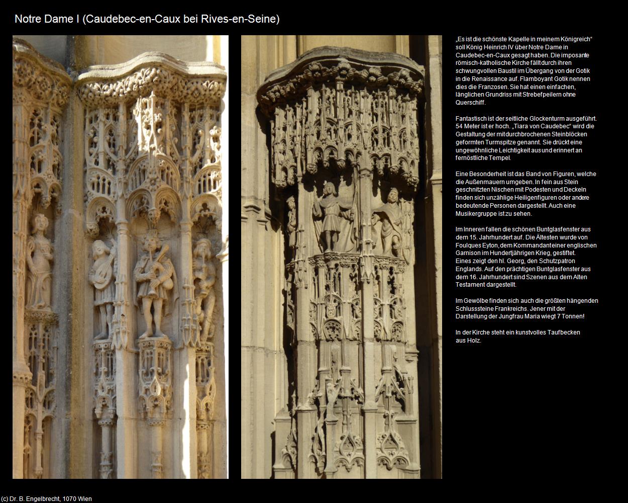 Notre Dame I (Caudebec-en-Caux) (Rives-en-Seine (FR-NOR) ) in Kulturatlas-FRANKREICH