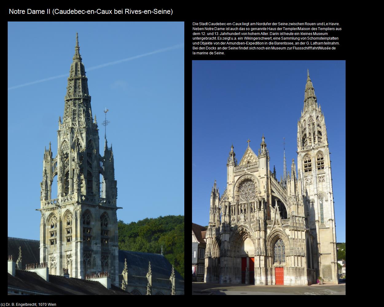 Notre Dame II (Caudebec-en-Caux) (Rives-en-Seine (FR-NOR) ) in Kulturatlas-FRANKREICH