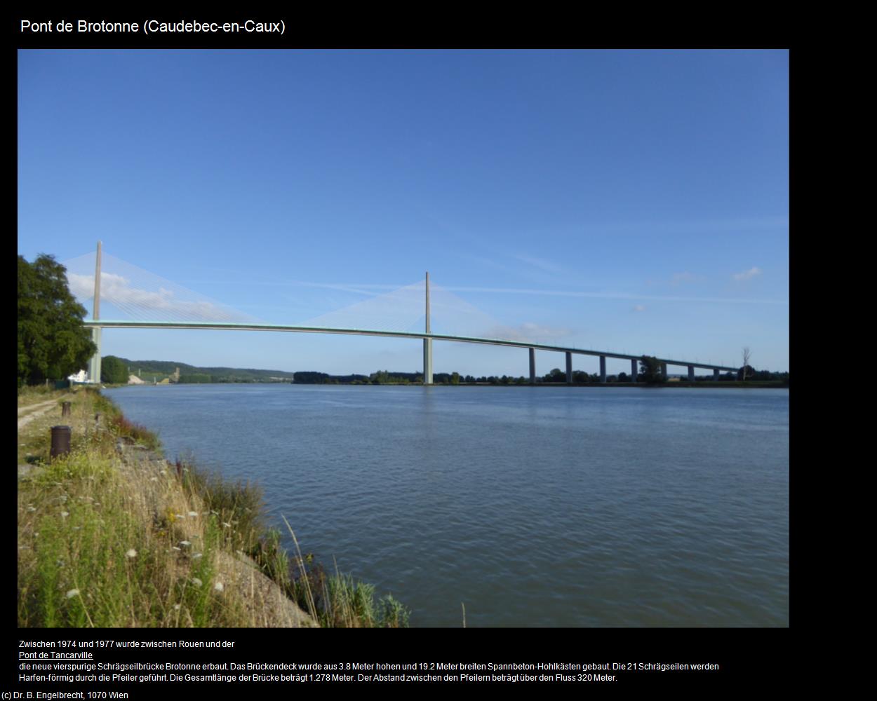Pont de Brotonne (FR-NOR) (Rives-en-Seine (FR-NOR) ) in Kulturatlas-FRANKREICH(c)B.Engelbrecht