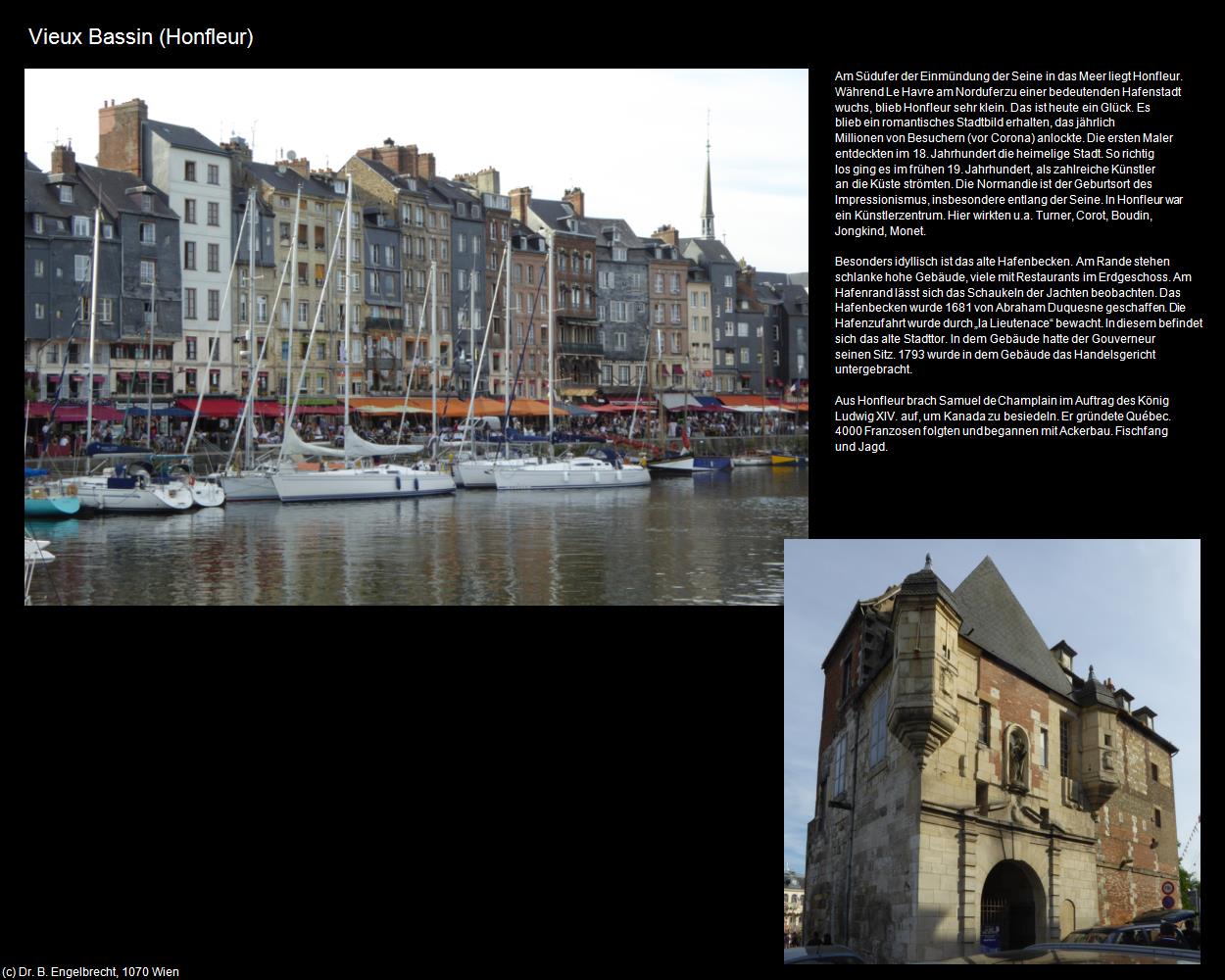 Vieux Bassin (Honfleur (FR-NOR)) in Kulturatlas-FRANKREICH