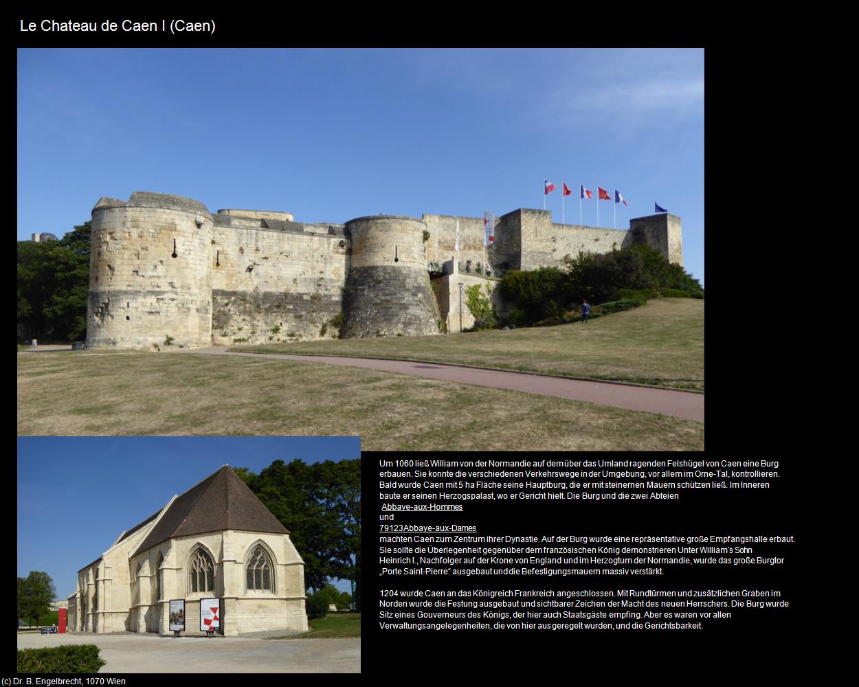 Le Chateau de Caen I  (Caen (FR-NOR)) in Kulturatlas-FRANKREICH(c)B.Engelbrecht