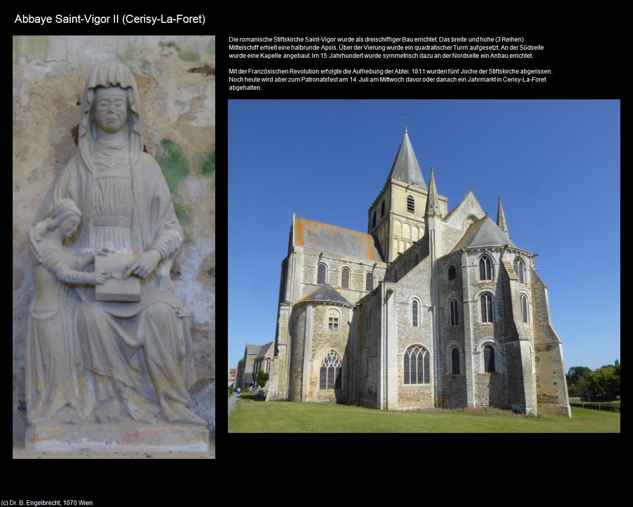 Abbaye Saint-Vigor II  (Cerisy-La-Foret (FR-NOR)) in Kulturatlas-FRANKREICH