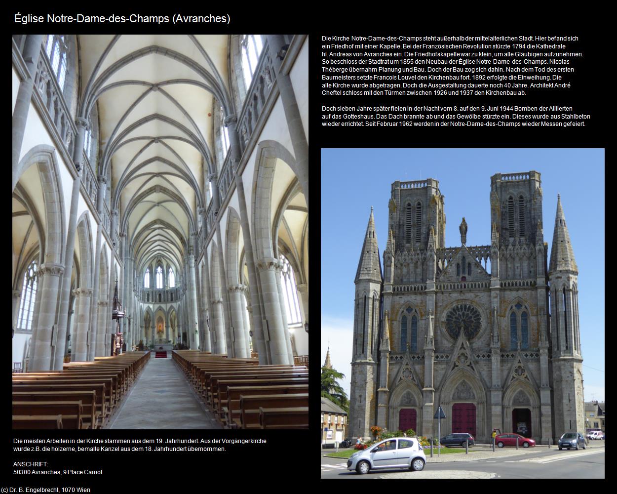 Eglise Notre-Dame-des-Champs (Avranches (FR-NOR)) in Kulturatlas-FRANKREICH