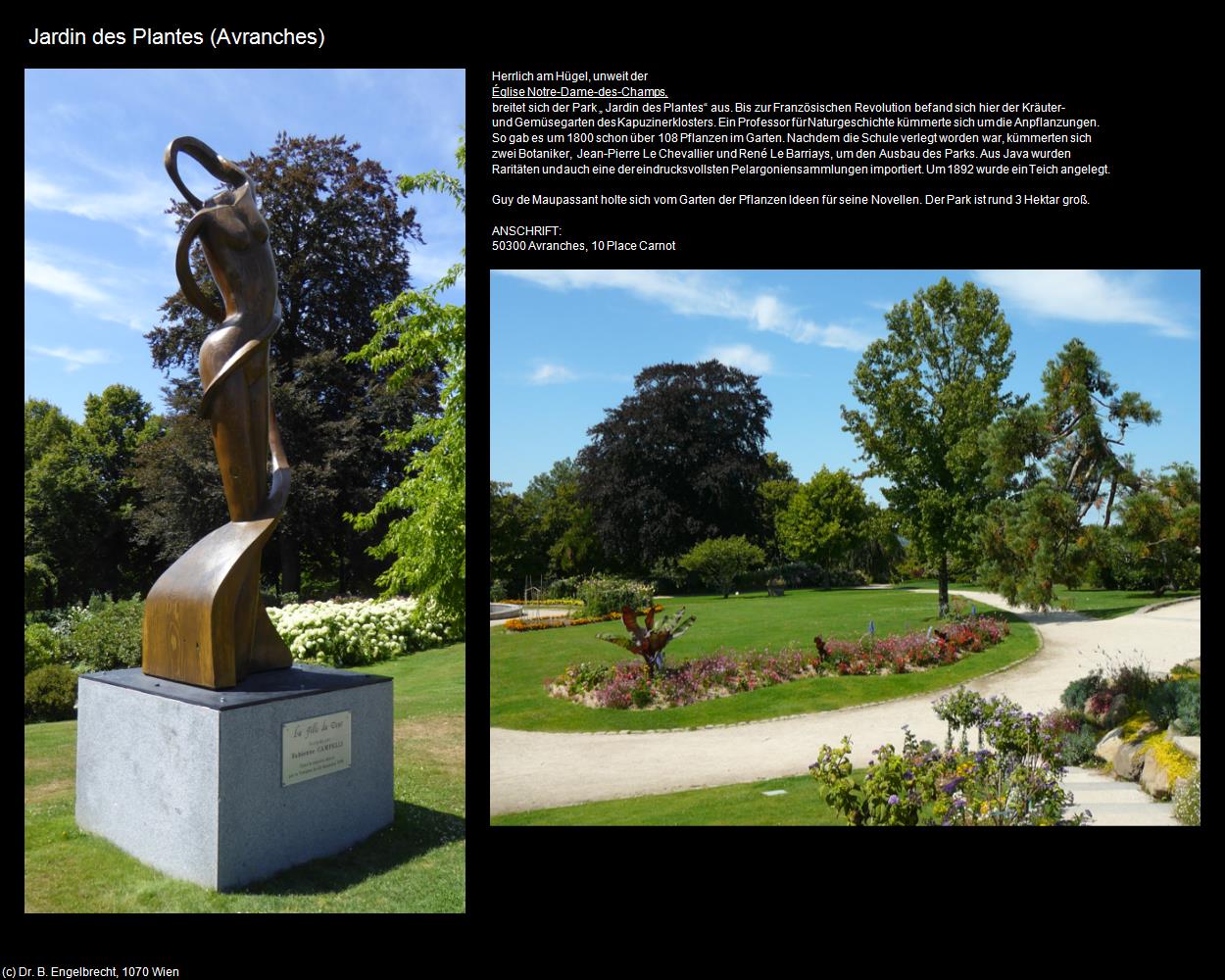 Jardin des Plantes (Avranches (FR-NOR)) in Kulturatlas-FRANKREICH(c)B.Engelbrecht