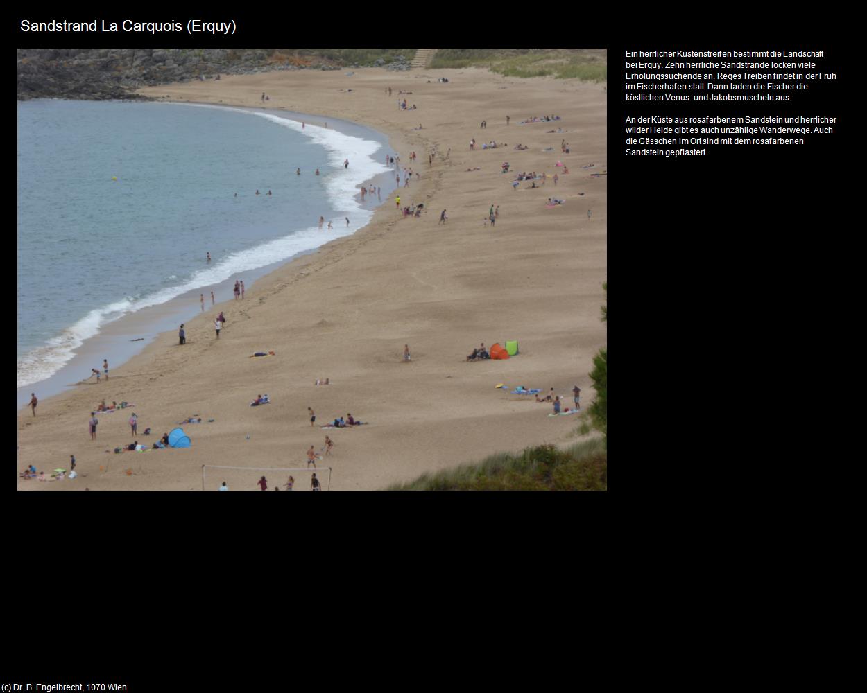 Sandstrand La Carquois (Erquy (FR-BRE)) in Kulturatlas-FRANKREICH