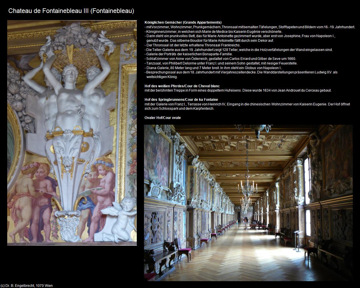 Chateau de Fontainebleau III  (Fontainebleau (FR-IDF)) in Kulturatlas-FRANKREICH