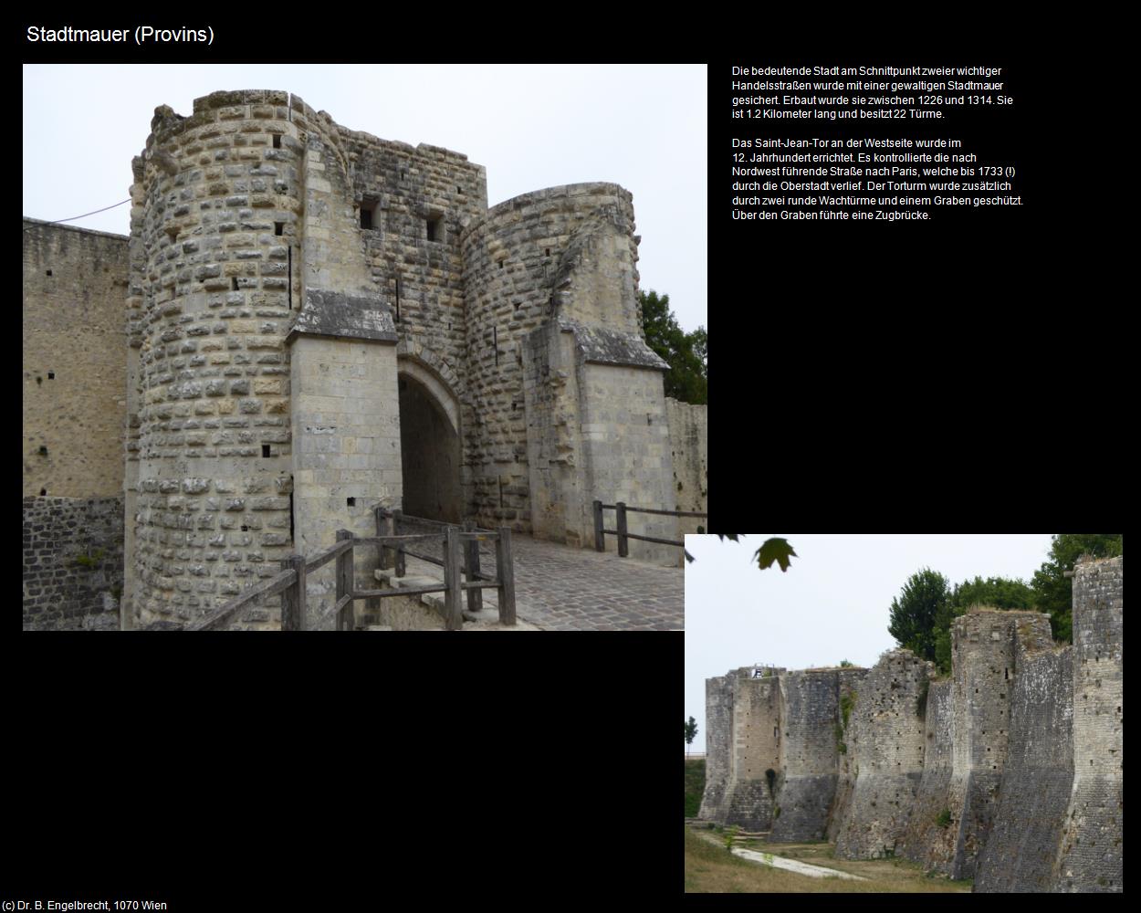 Stadtmauer (Provins (FR-IDF)) in Kulturatlas-FRANKREICH