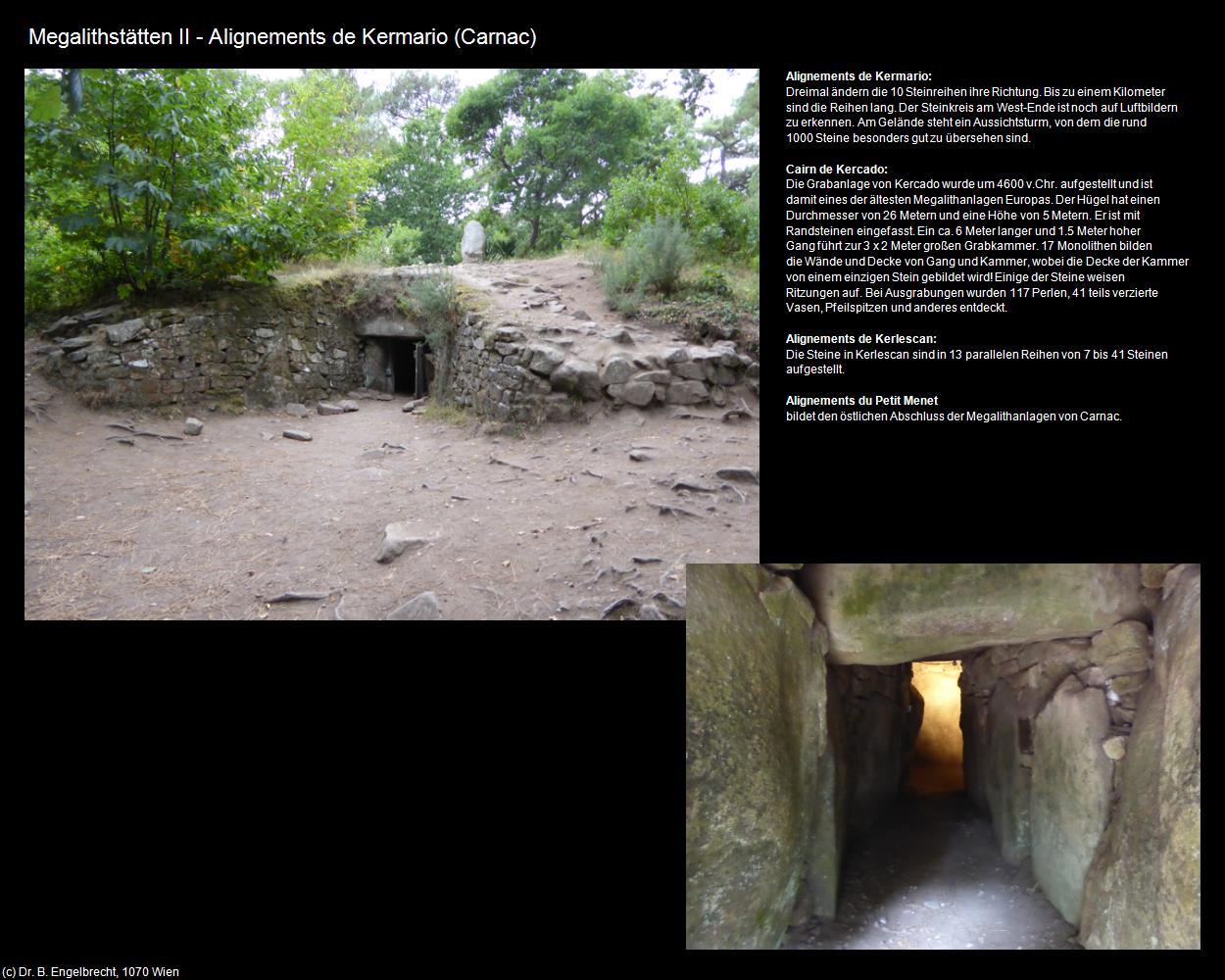 Megalithstätten II - Alignements de Kermario (Carnac (FR-BRE)) in Kulturatlas-FRANKREICH