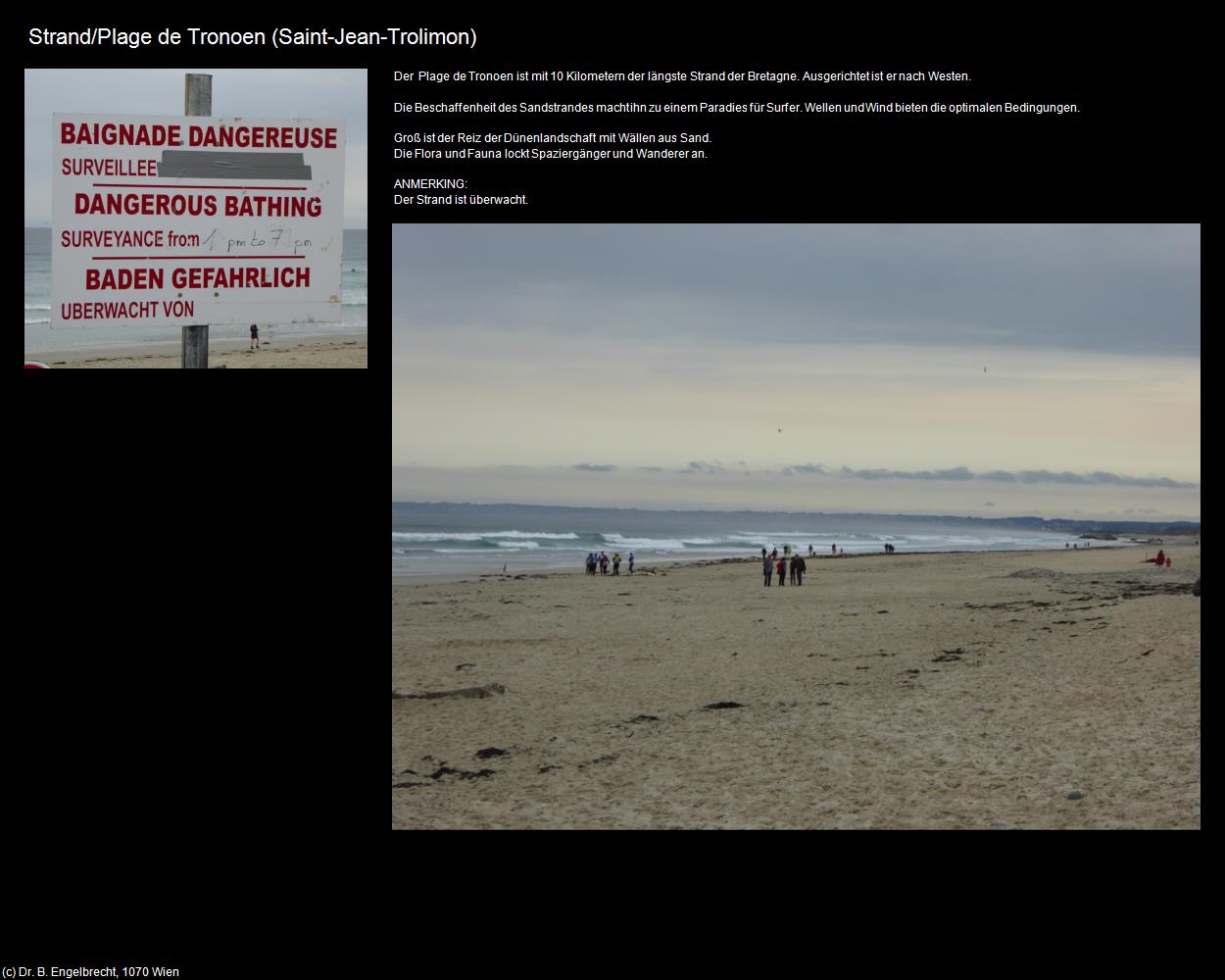 Strand/Plage de Tronoen (Saint-Jean-Trolimon (FR-BRE)) in Kulturatlas-FRANKREICH