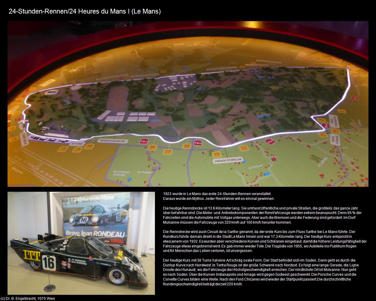 24-Stunden-Rennen/24 Heures du Mans I (Le Mans)  (Le Mans (FR-PDL)) in Kulturatlas-FRANKREICH