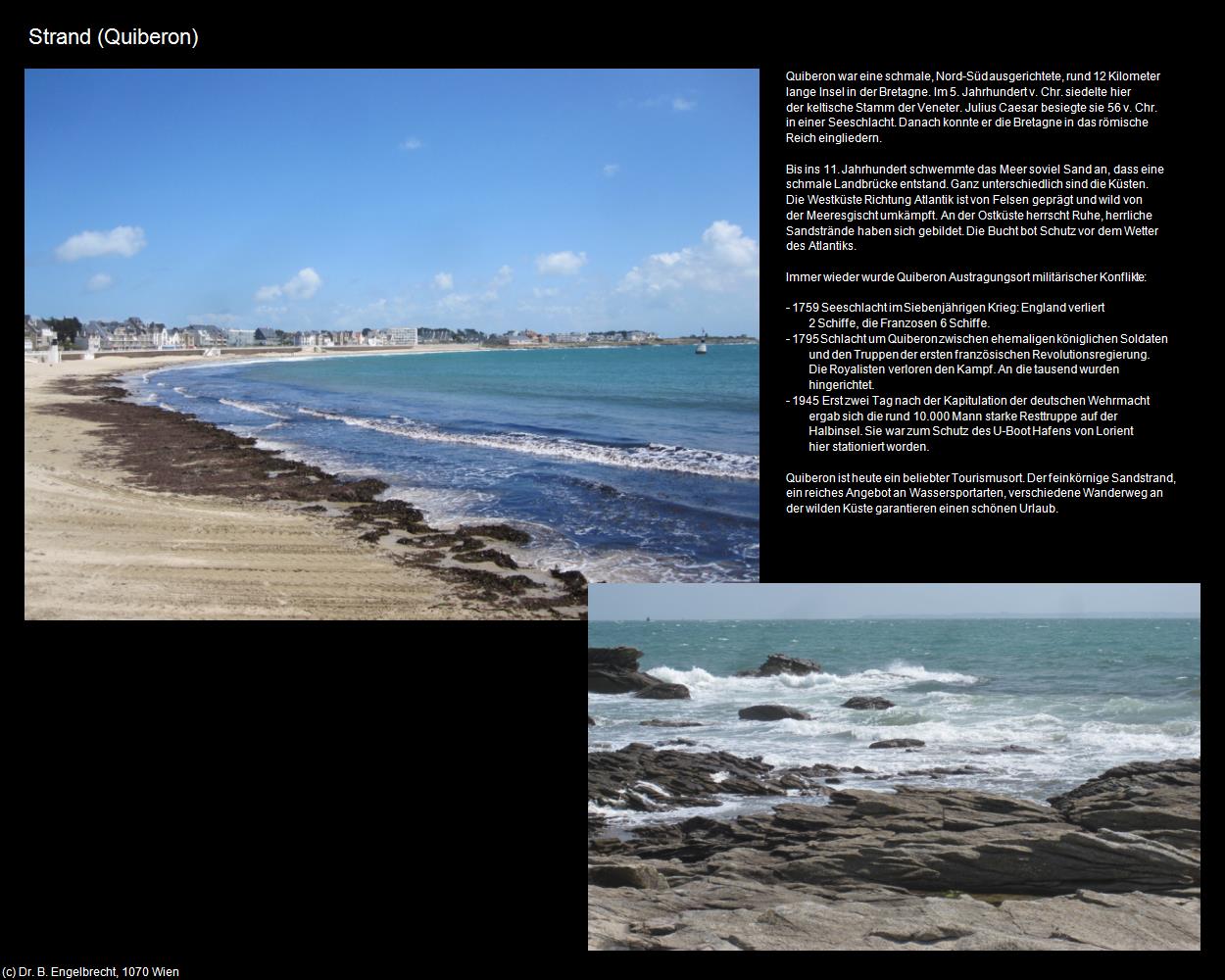 Strand  (Quiberon (FR-BRE)) in Kulturatlas-FRANKREICH