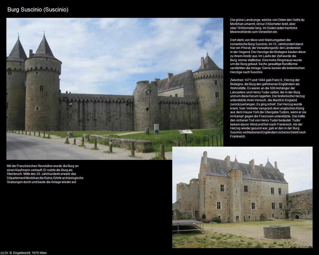 Burg Suscinio (Suscinio (FR-BRE)) in Kulturatlas-FRANKREICH