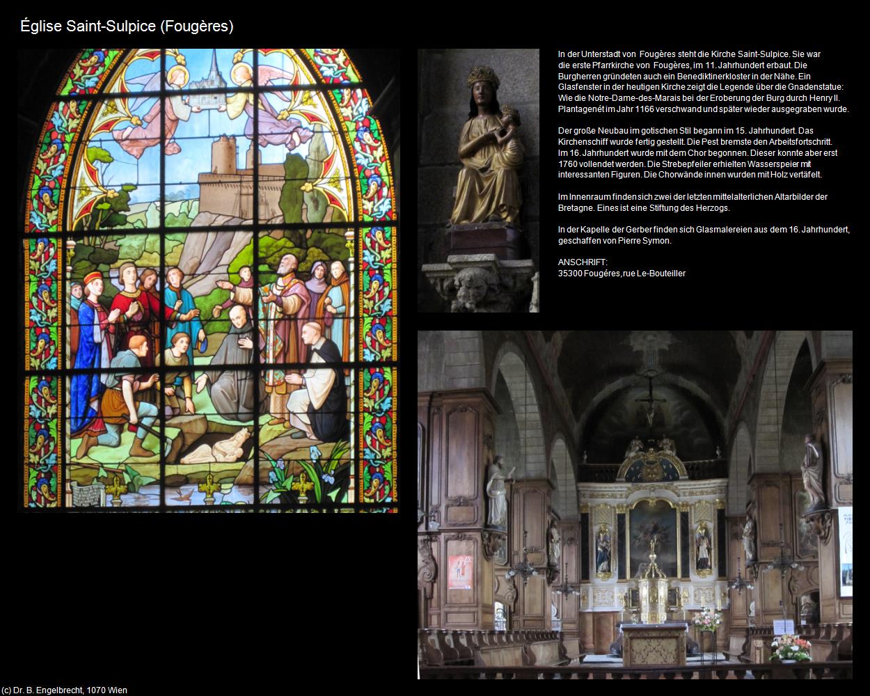 Eglise Saint-Sulpice (Fougeres (FR-BRE)) in Kulturatlas-FRANKREICH