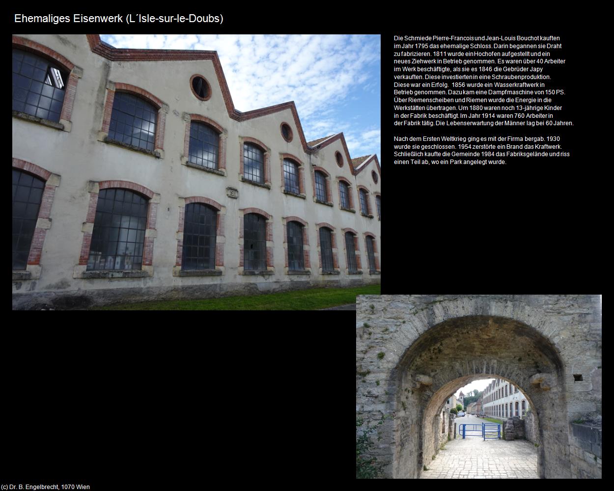 Ehem. Eisenwerk (L‘Isle-sur-le-Doubs (FR-BFC)) in Kulturatlas-FRANKREICH