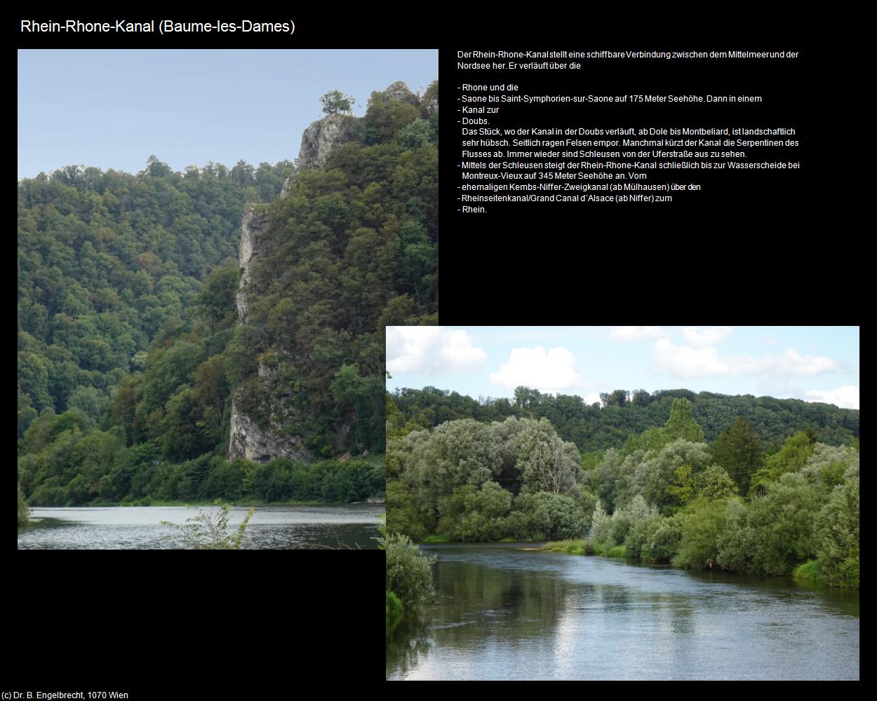 Rhein-Rhone-Kanal (Baume-les-Dames (FR-BFC)) in Kulturatlas-FRANKREICH