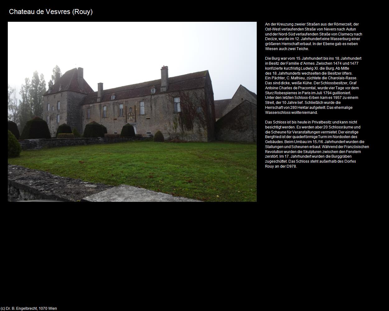 Chateau de Vesvres (Rouy (FR-BFC)) in Kulturatlas-FRANKREICH