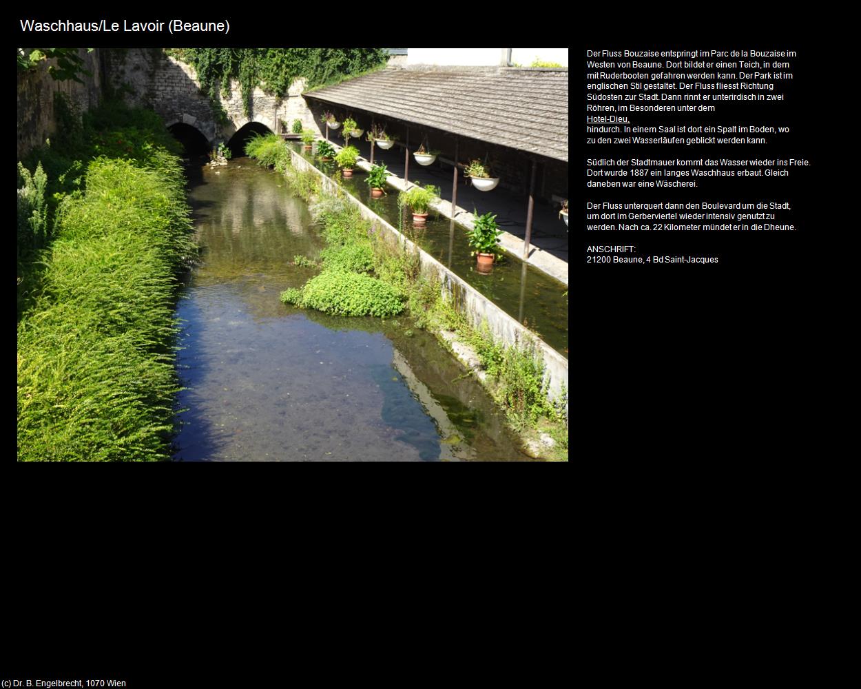 Waschhaus/Le Lavoir (Beaune (FR-BFC)) in Kulturatlas-FRANKREICH(c)B.Engelbrecht