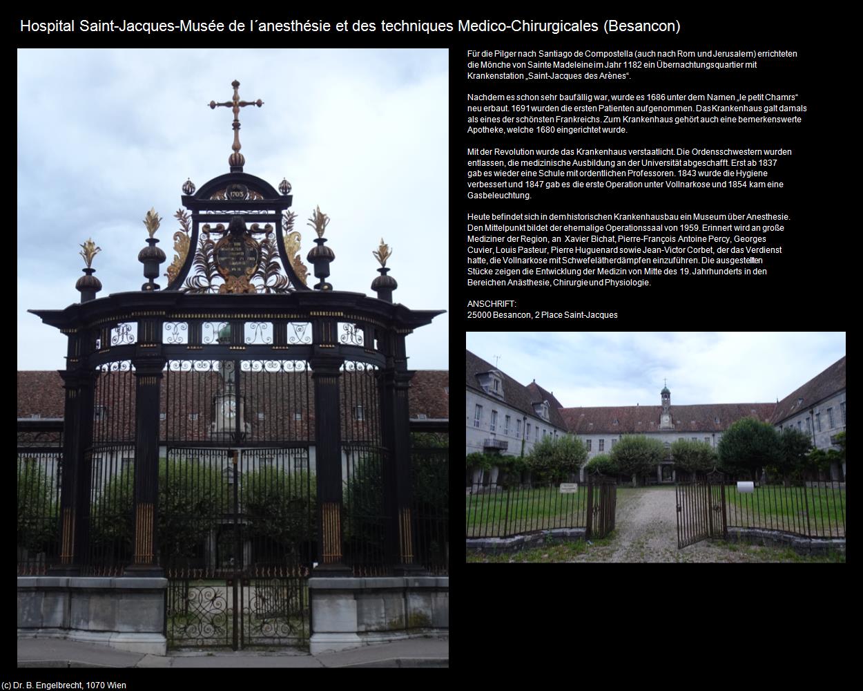 Hospital Saint-Jacques-Musée de l‘anesthésie (Besancon (FR-BFC)) in Kulturatlas-FRANKREICH