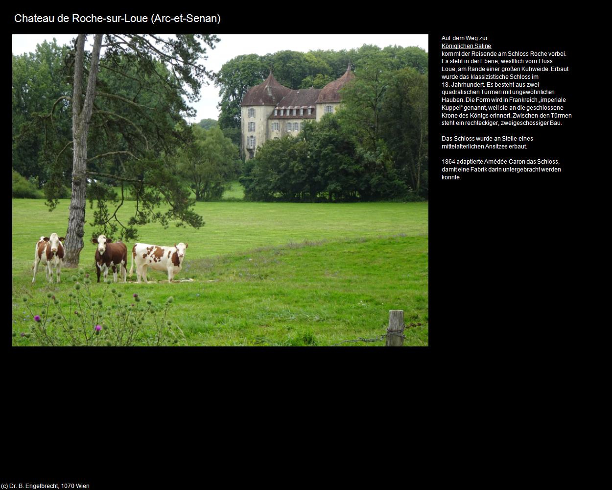 Chateau de Roche-sur-Loue (Arc-et-Senans (FR-BFC)) in Kulturatlas-FRANKREICH(c)B.Engelbrecht