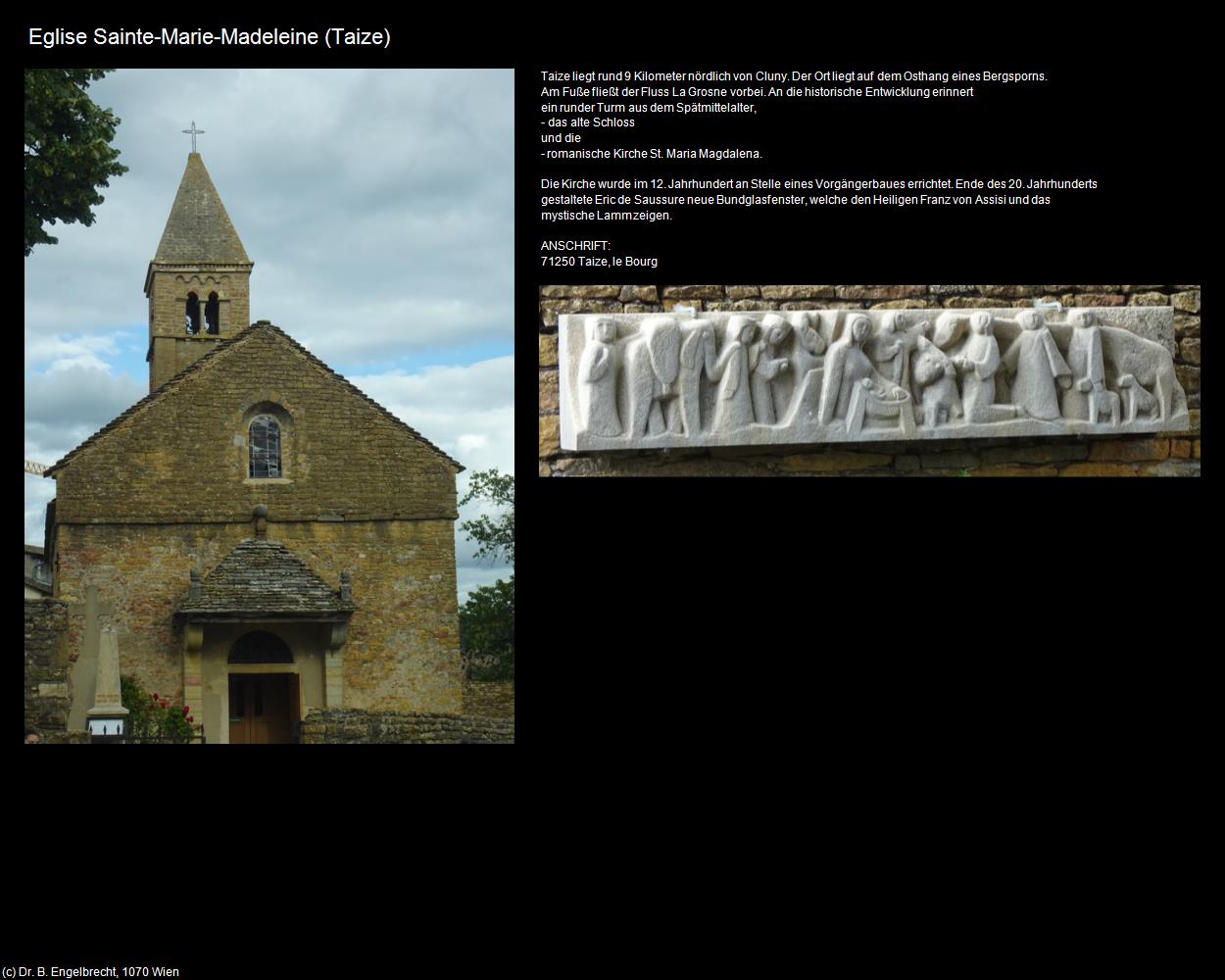 Eglise Sainte-Marie-Madeleine (Taize (FR-BFC)) in Kulturatlas-FRANKREICH