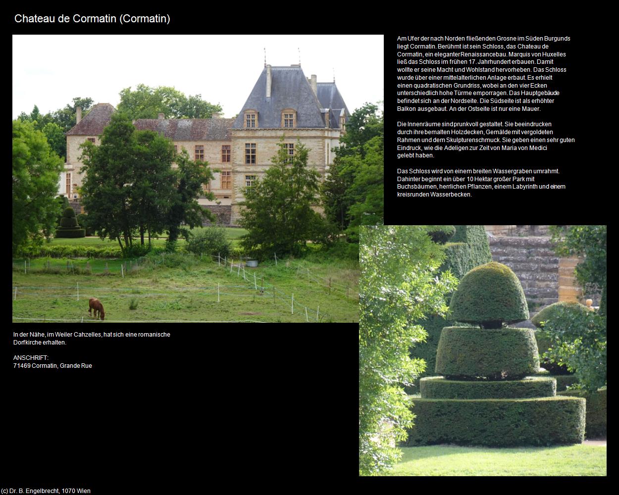 Chateau de Cormatin (Cormatin (FR-BFC)) in Kulturatlas-FRANKREICH