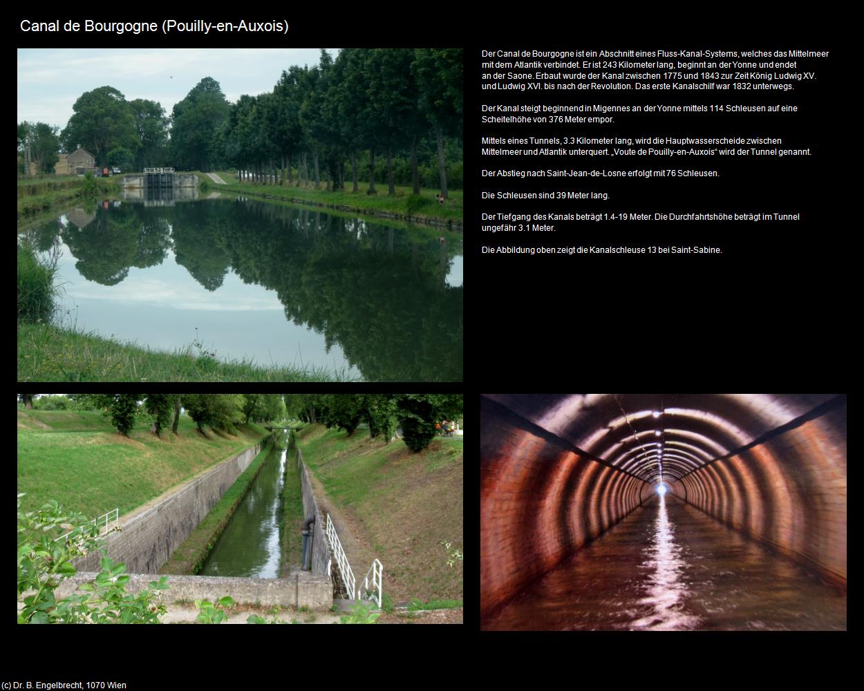 Canal de Bourgogne (Pouilly-en-Auxois (FR-BFC)) in Kulturatlas-FRANKREICH