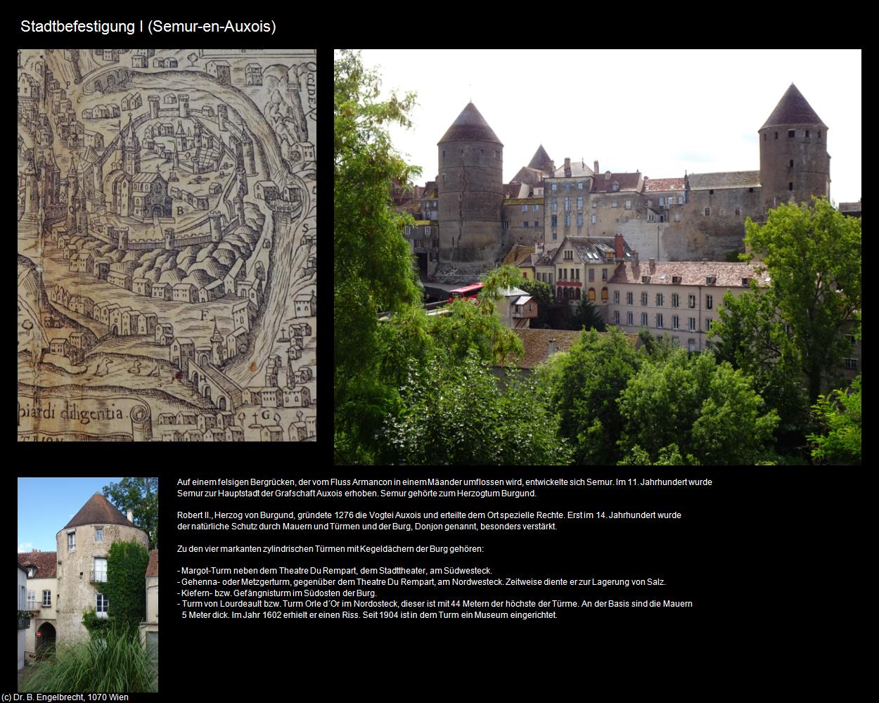 Stadtbefestigung I (Semur-en-Auxois (FR-BFC)) in Kulturatlas-FRANKREICH