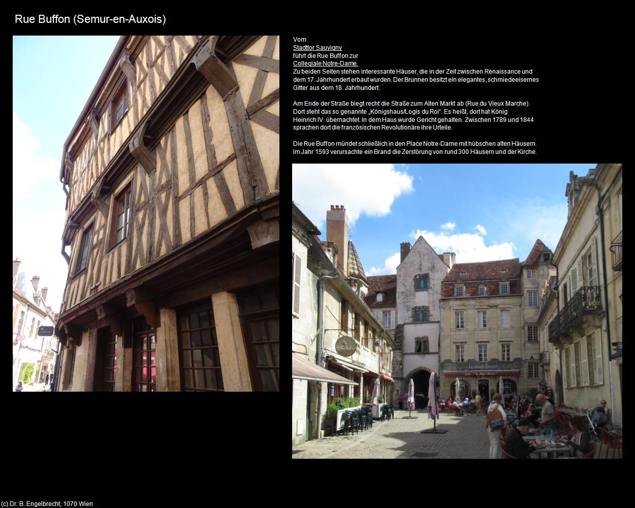 Rue Buffon (Semur-en-Auxois (FR-BFC)) in Kulturatlas-FRANKREICH(c)B.Engelbrecht