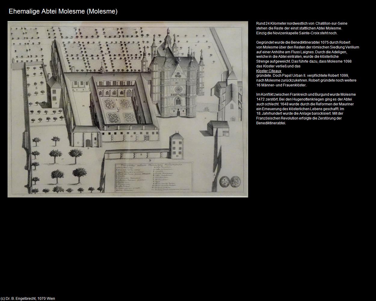 Ehem. Abtei Molesme (Molesme) in Kulturatlas-FRANKREICH(c)B.Engelbrecht