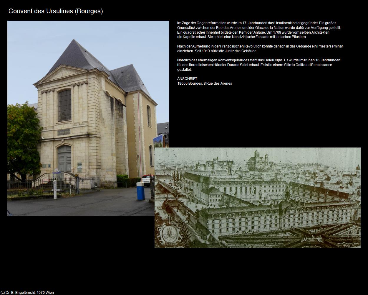 Couvent des Ursulines (Bourges (FR-CVL)) in Kulturatlas-FRANKREICH