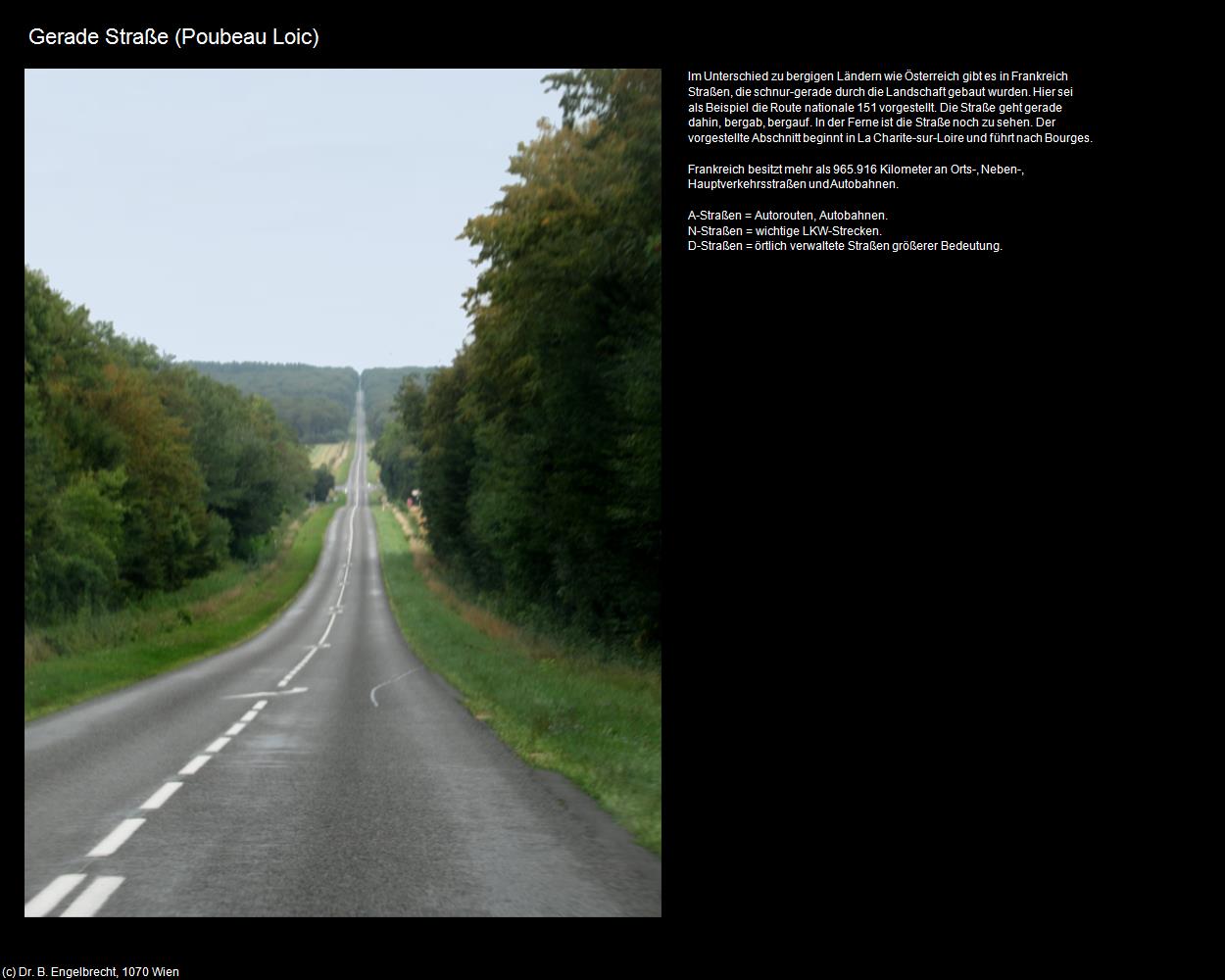 Gerade Straße (Poubeau Loic (FR-CVL)) in Kulturatlas-FRANKREICH