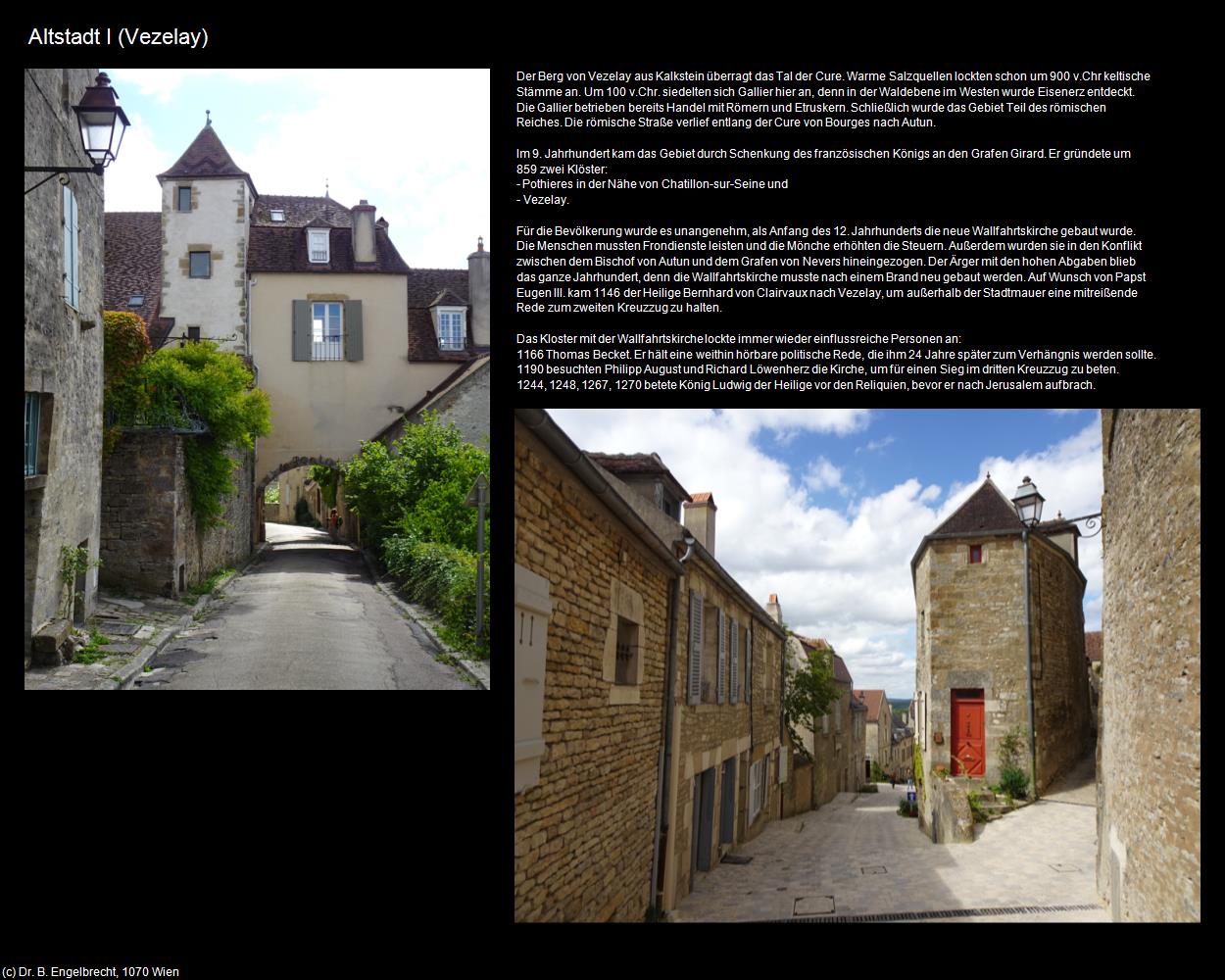 Altstadt I (Vezelay (FR-BFC)) in Kulturatlas-FRANKREICH