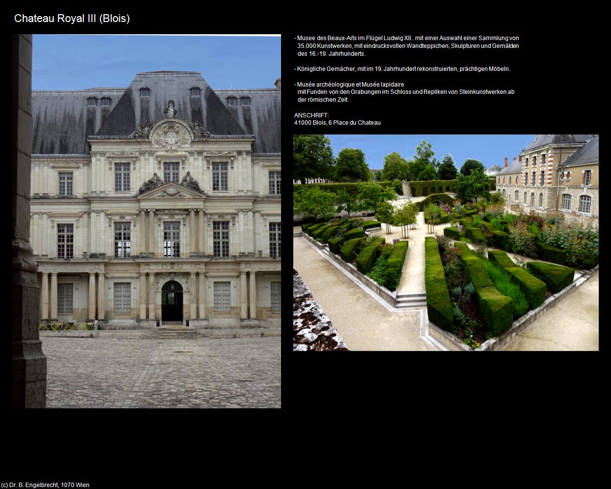 Chateau Royal III (Blois (FR-CVL)) in Kulturatlas-FRANKREICH