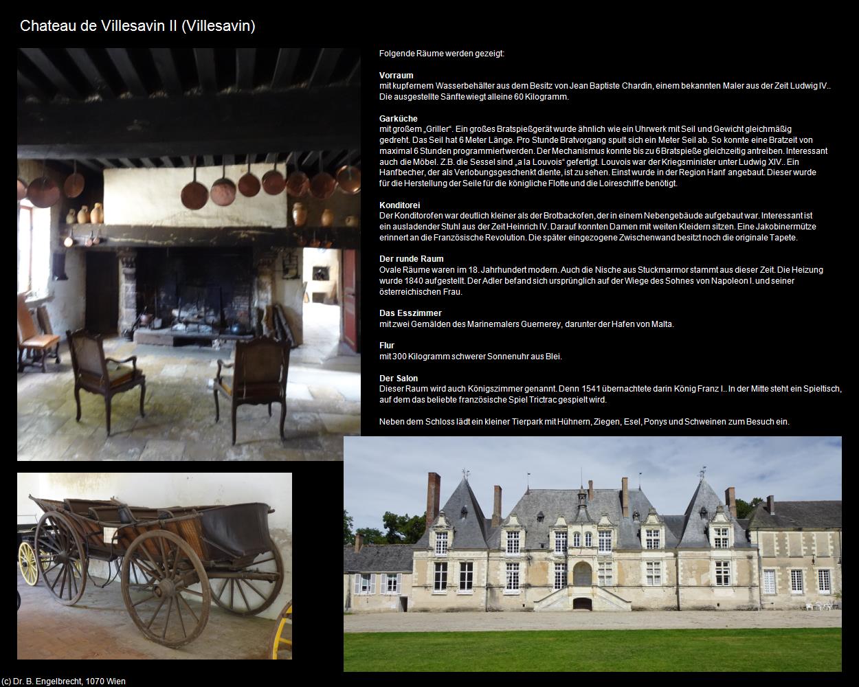 Chateau de Villesavin II (Villesavin (FR-CVL)) in Kulturatlas-FRANKREICH