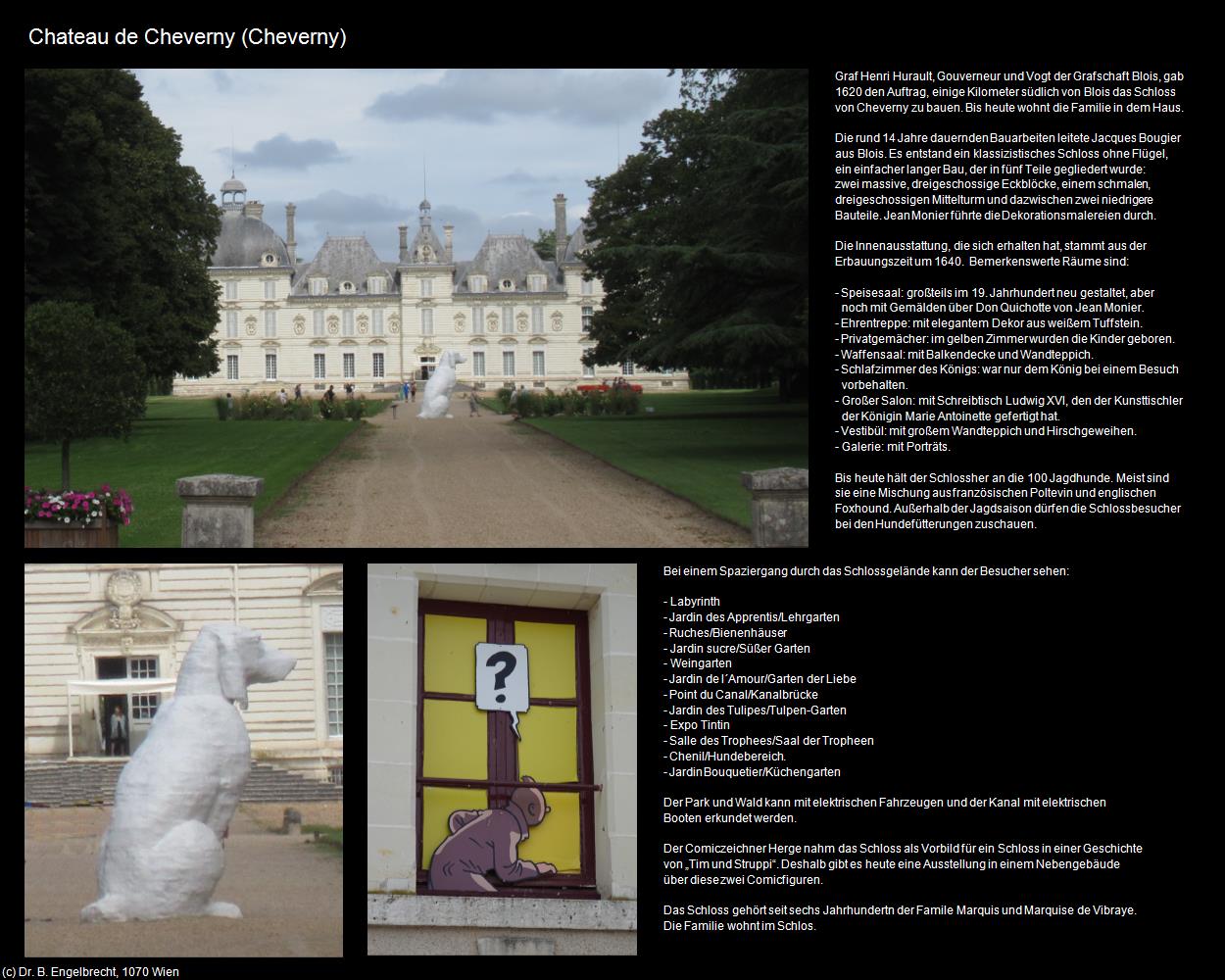 Chateau de Cheverny (Cheverny (FR-CVL)) in Kulturatlas-FRANKREICH