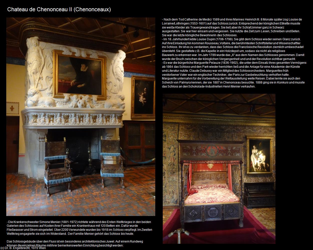 Chateau de Chenonceau II (Chenonceaux (FR-CVL)) in Kulturatlas-FRANKREICH