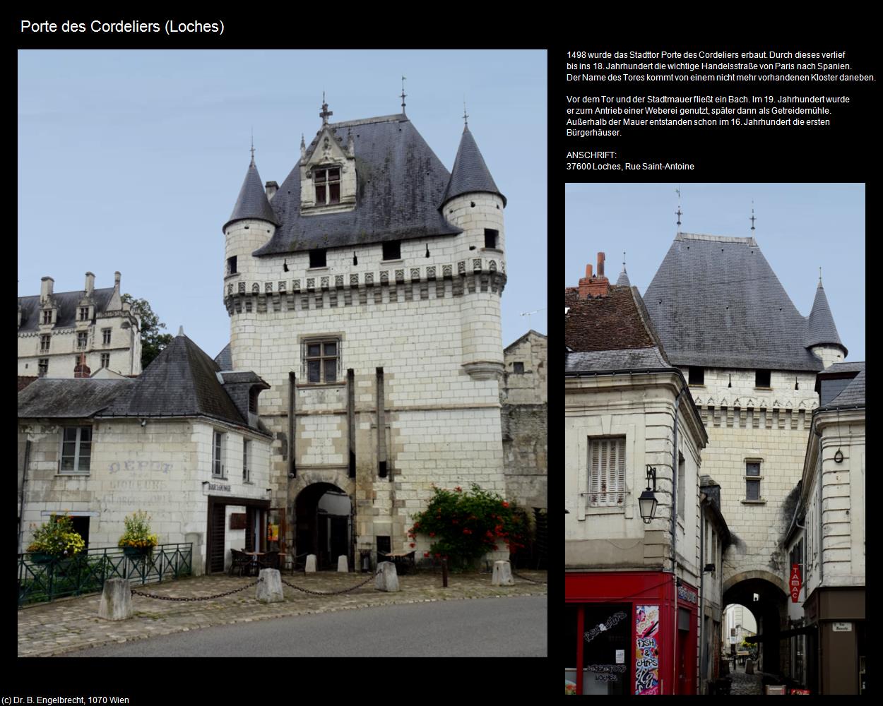 Porte des Cordeliers (Loches (FR-CVL)) in Kulturatlas-FRANKREICH